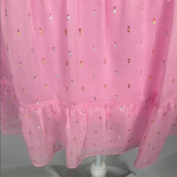 Lilly Pulitzer Pink Blouse with Ruffle Layers - Picture 8 of 10